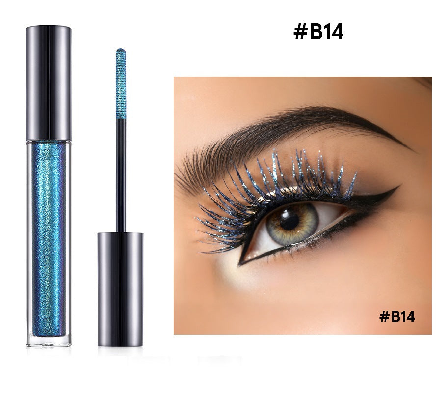 Chameleon Mascara: Colorful, Vegan, Lengthening, Diamond-Like Sparkle, Long-Lasting