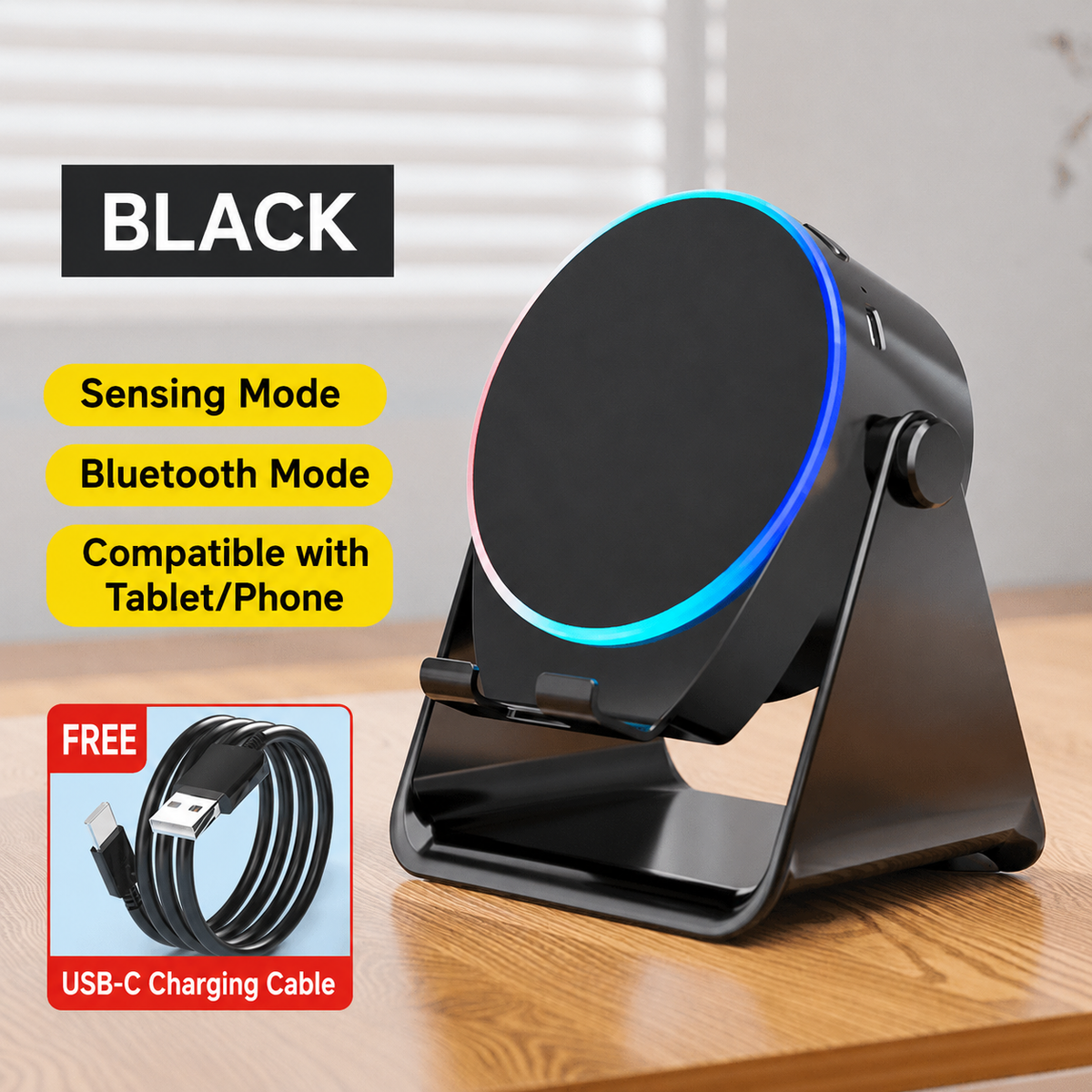 📱 Wireless Induction Audio Speaker Stand