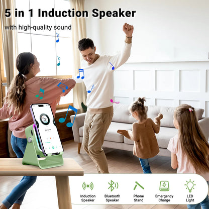 📱 Wireless Induction Audio Speaker Stand