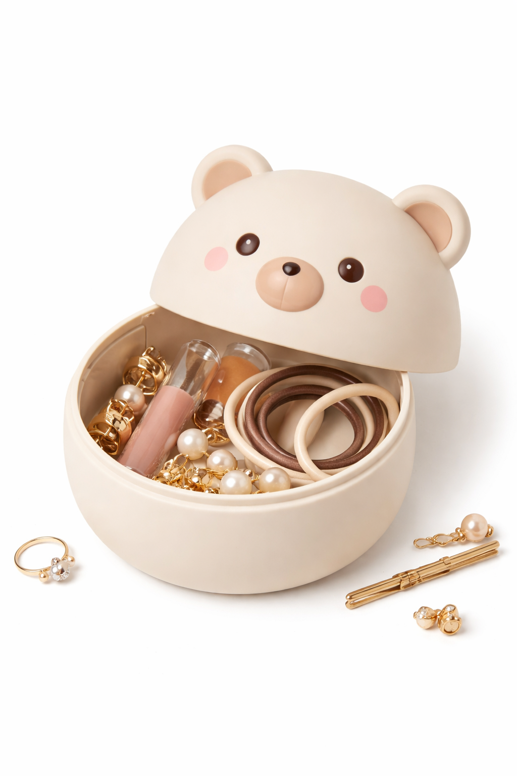 Cute Bear Jewelry Storage Box