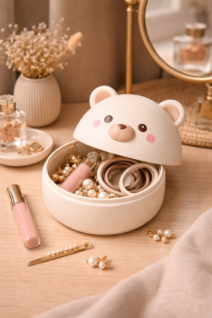 Cute Bear Jewelry Storage Box