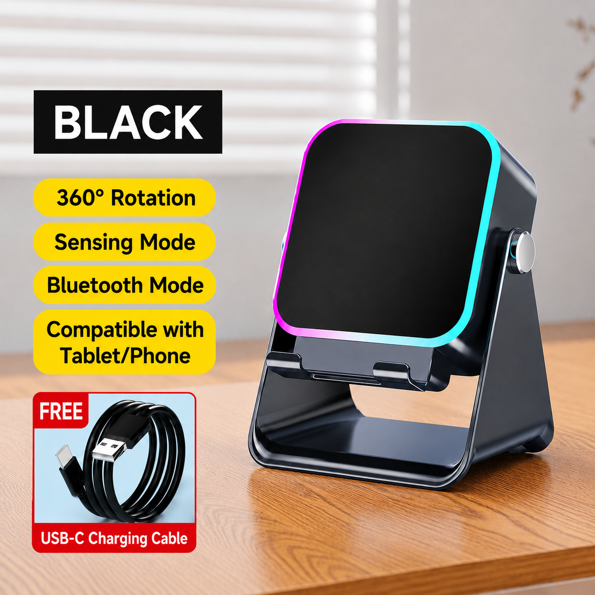 📱 Wireless Induction Audio Speaker Stand