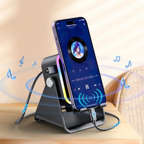 📱 Wireless Induction Audio Speaker Stand