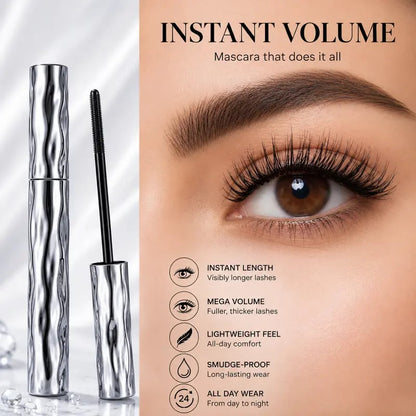 🔥Limited-Time(Buy 1 Get 1 Free)👁️✨Volumizing Lengthening Smudge—Proof Mascara with Nourishing Formula