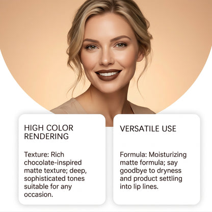 Rich Chocolate Series Matte Lip Gloss