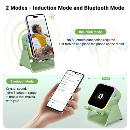 📱 Wireless Induction Audio Speaker Stand