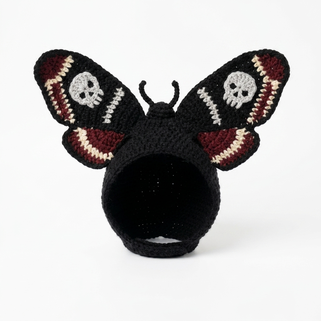 Gothic Rose Cat Bonnet